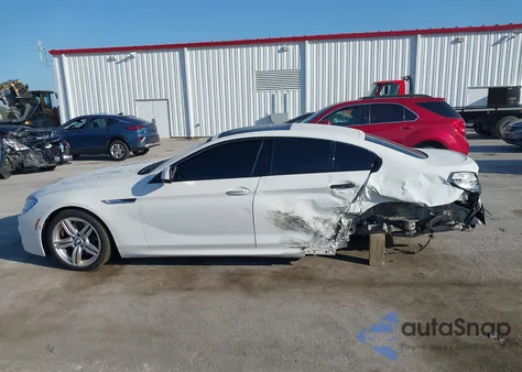 2015 BMW 650I Gran Coupe xDrive z USA, uszkodzony, nr VIN WBA6B4C58FD760839